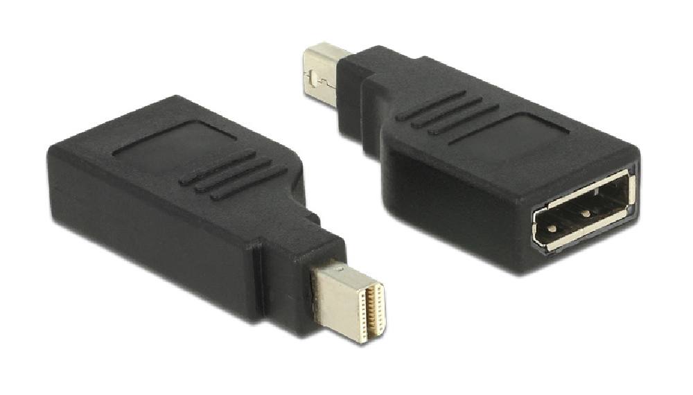 DELOCK αντάπτορας mini DisplayPort (M) σε DisplayPort (F) 65626, 4K, 90°