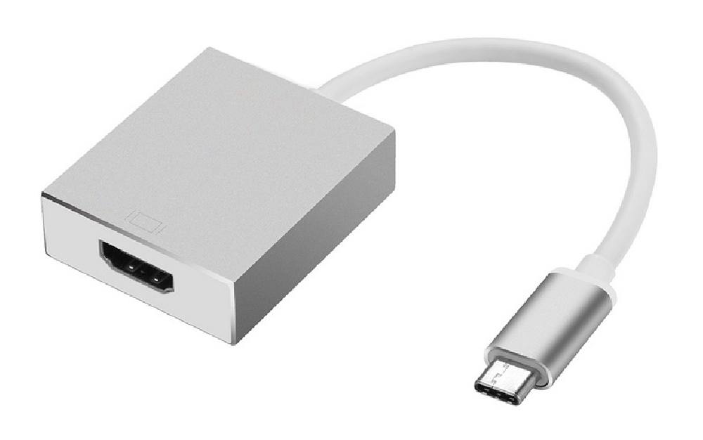 POWERTECH αντάπτορας CAB-UC006 USB 3.1 Type-C σε HDMI, λευκό