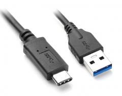 POWERTECH καλώδιο USB 3.0 σε USB-C CAB-UC013, 1m, μαύρο