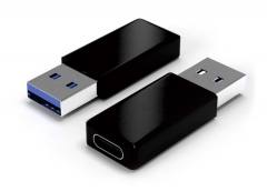 POWERTECH αντάπτορας USB 3.0 σε USB-C θηλυκό CAB-UC023, μαύρος