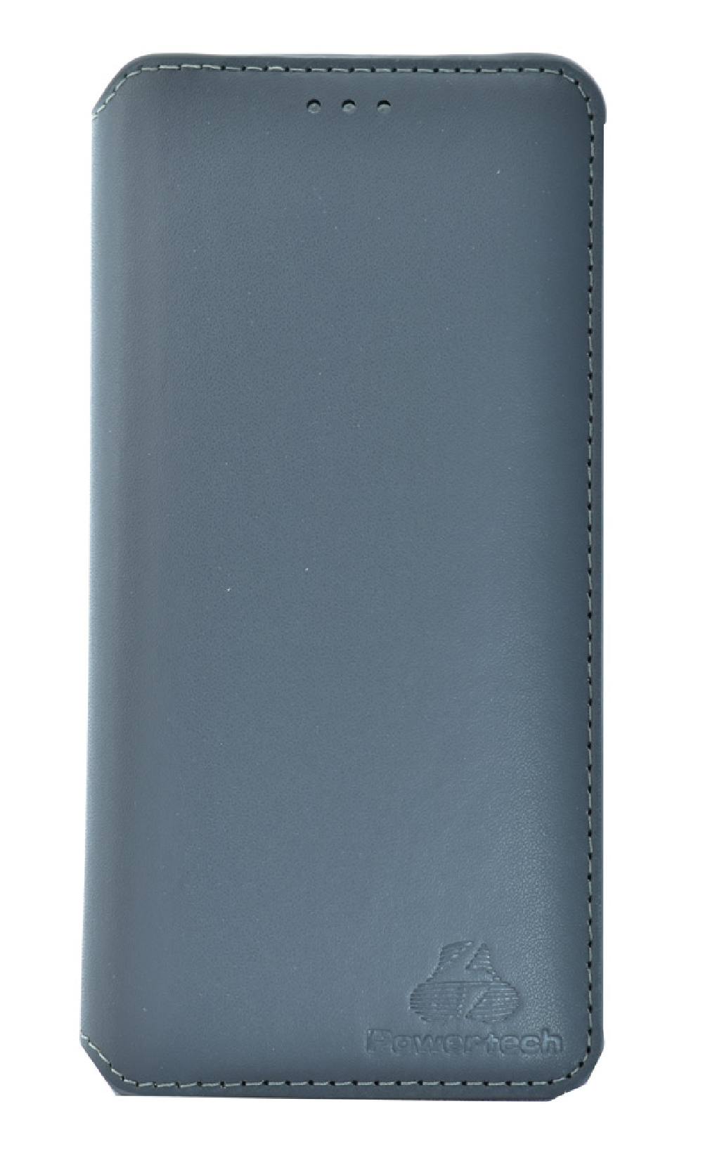 POWERTECH Θήκη Slim Leather για Samsung J6 Plus 2018, γκρι