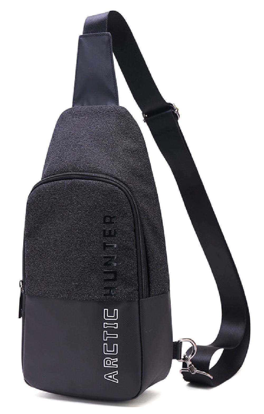 ARCTIC HUNTER τσάντα Crossbody XB0058-BK, αδιάβροχη, μαύρη