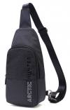 ARCTIC HUNTER τσάντα Crossbody XB0058-BK, αδιάβροχη, μαύρη