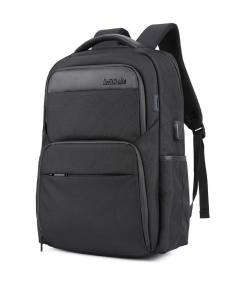 ARCTIC HUNTER τσάντα πλάτης B00113C-BK με θήκη laptop 15.6", USB, μαύρη