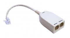 POWERTECH ADSL Splitter με φίλτρο ADSL-05, μπεζ