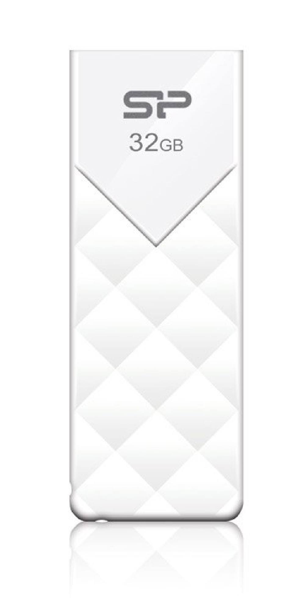 SILICON POWER USB Flash Ultima U03, 32GB, USB 2.0, λευκό