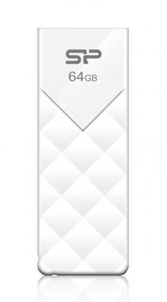 SILICON POWER USB Flash Ultima U03, 64GB, USB 2.0, λευκό