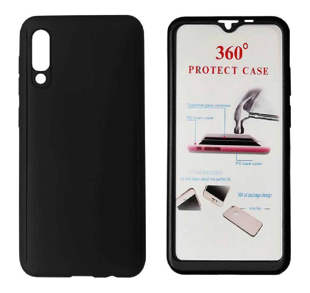 POWERTECH Θήκη Body 360° με Tempered Glass για Xiaomi Mi 9, μαύρη