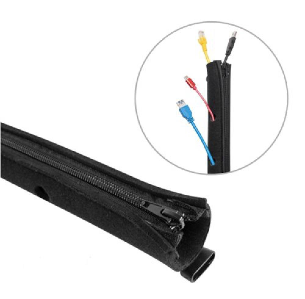 BRATECK Δεματικό Καλωδίων τύπου Flex Wrap CC15-1, με φερμουάρ, Φ30cm x1m