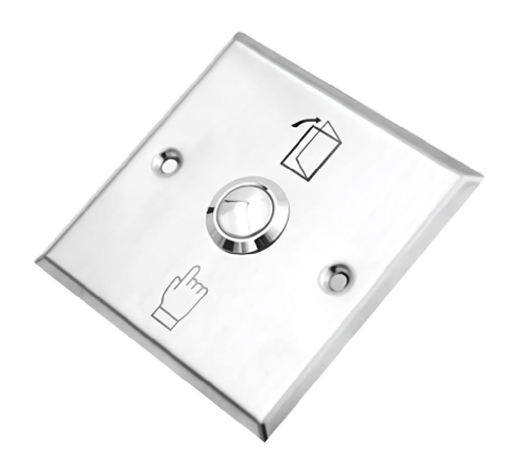 SECUKEY Χωνευτό μπουτόν SCK-CBUTTON2, 3Α, ασημί