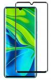 POWERTECH Tempered Glass 3D, Full Glue, Xiaomi Mi Note 10/10 Pro, μαύρο