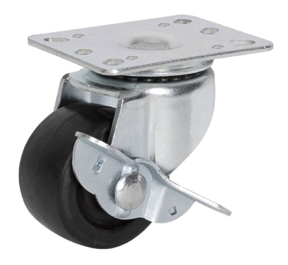 POWERTECH ρόδα για rack NETW-0014, περιστρεφόμενη, με φρένο, 100kg max