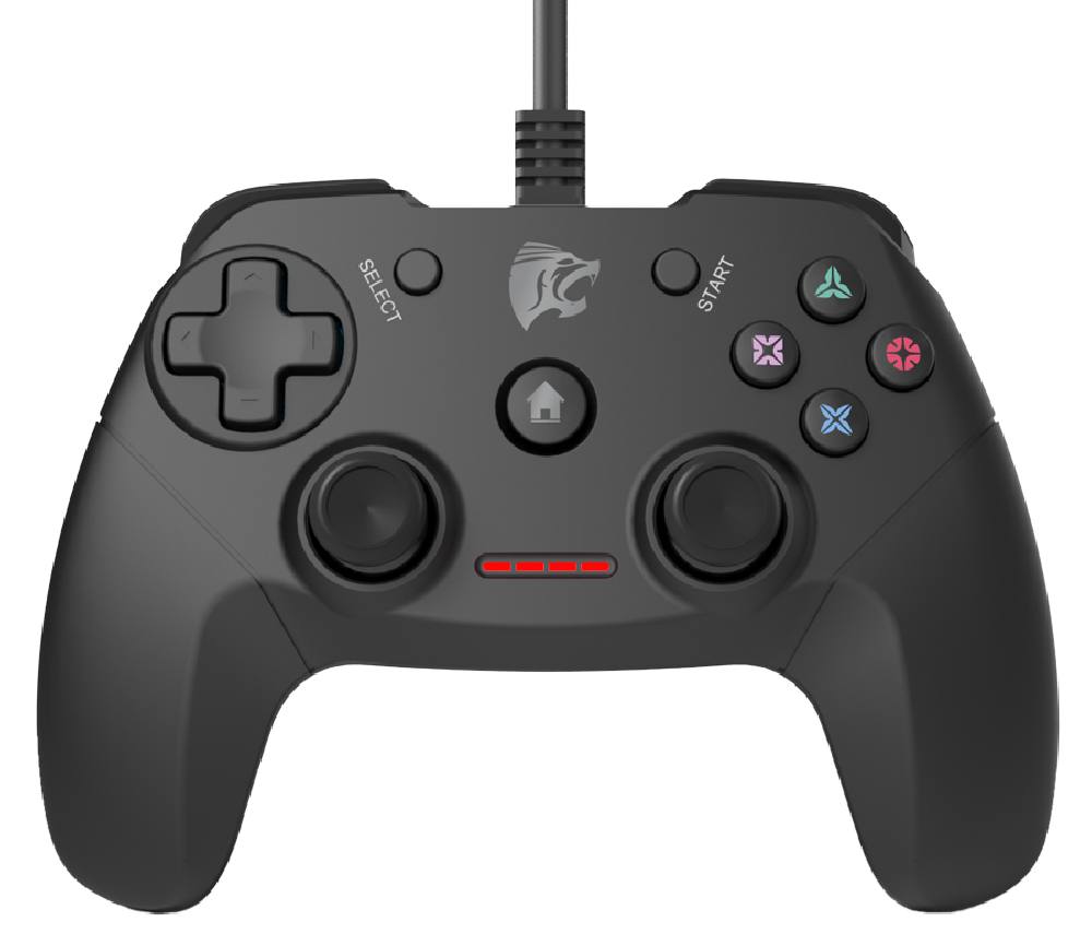 ROAR ενσύρματο gamepad R100WD, με vibration, PC, PS3 & Android TV box