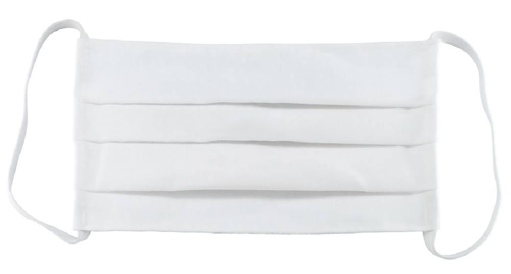 Μάσκα προστασίας βαμβακερή TMV-0033, επαναχρησιμοποιούμενη, λευκή, 3τμχ
