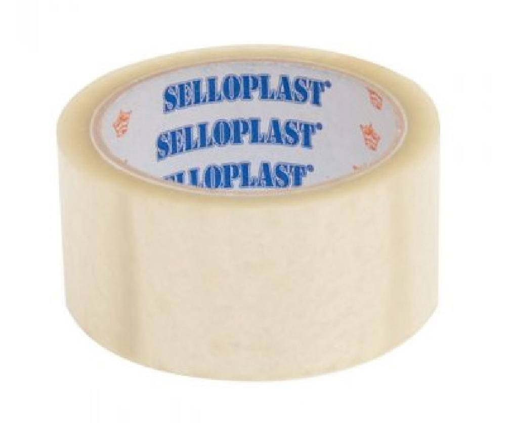 SELLOPLAST Αυτοκόλλητη ταινία SEL-005, διάφανη, 48mm, 60m, 6τμχ