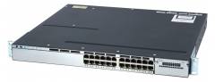 CISCO used Catalyst Switch 3750-X, 24 ports PoE, managed