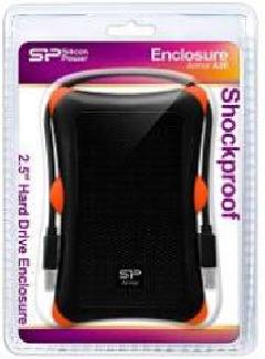 SILICON POWER εξωτερικός HDD Armor A30, 2TB, USB 3.2, μαύρος