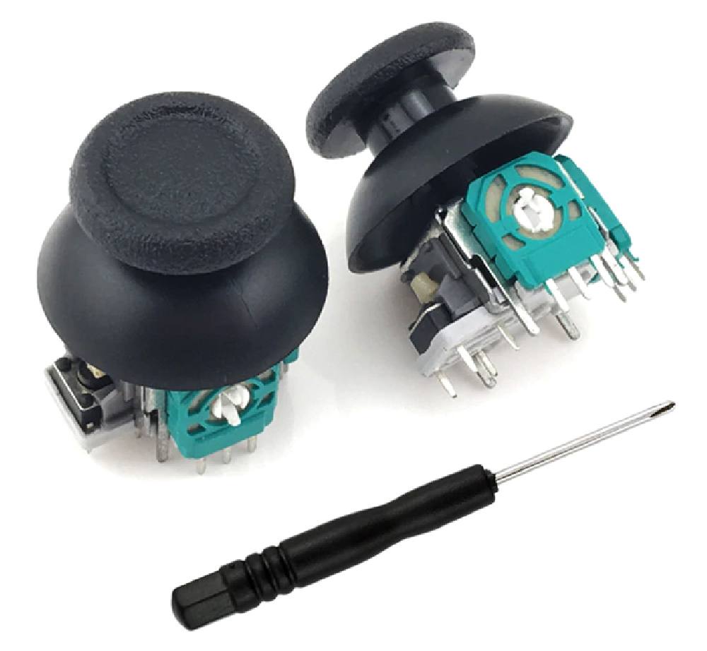 3D Analog joystick TOOL-0038 για χειριστήριο PS4, μαύρο, 2τμχ