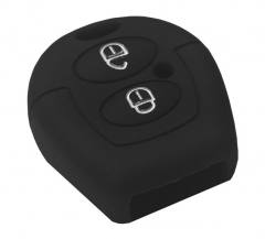 Θήκη κλειδιού για αυτοκίνητα Volkswagen 1001-08, εύκαμπτη, μαύρη