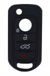 Θήκη κλειδιού για αυτοκίνητα Fiat 1006-06, εύκαμπτη, μαύρη