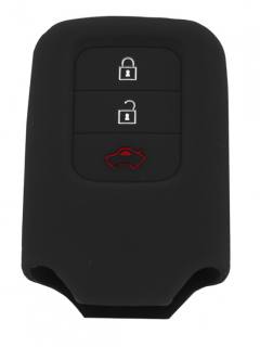 Θήκη κλειδιού για αυτοκίνητα Honda 1014-01, εύκαμπτη, μαύρη