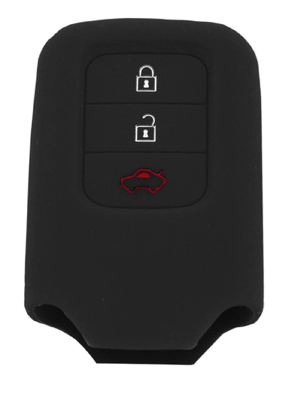 Θήκη κλειδιού για αυτοκίνητα Honda 1014-01, εύκαμπτη, μαύρη