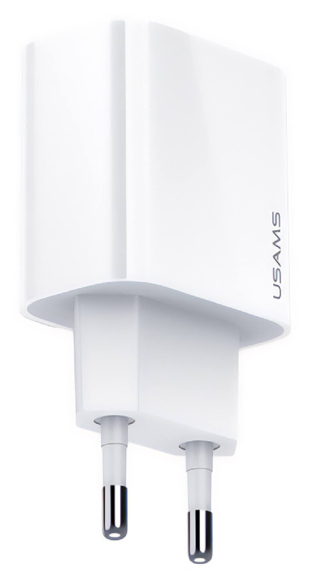 USAMS φορτιστής τοίχου US-CC118, 1x type-C, PD3.0 20W 3A, λευκός