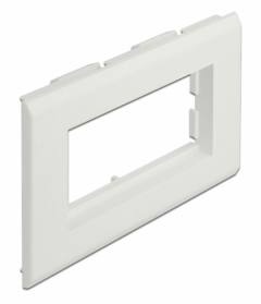 DELOCK module βάση πρίζας Easy 45 81316, 130 x 80 mm, λευκό