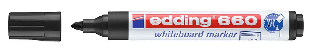 EDDING μαρκαδόρος ασπροπίνακα 660, επαναγεμιζόμενος, μαύρος