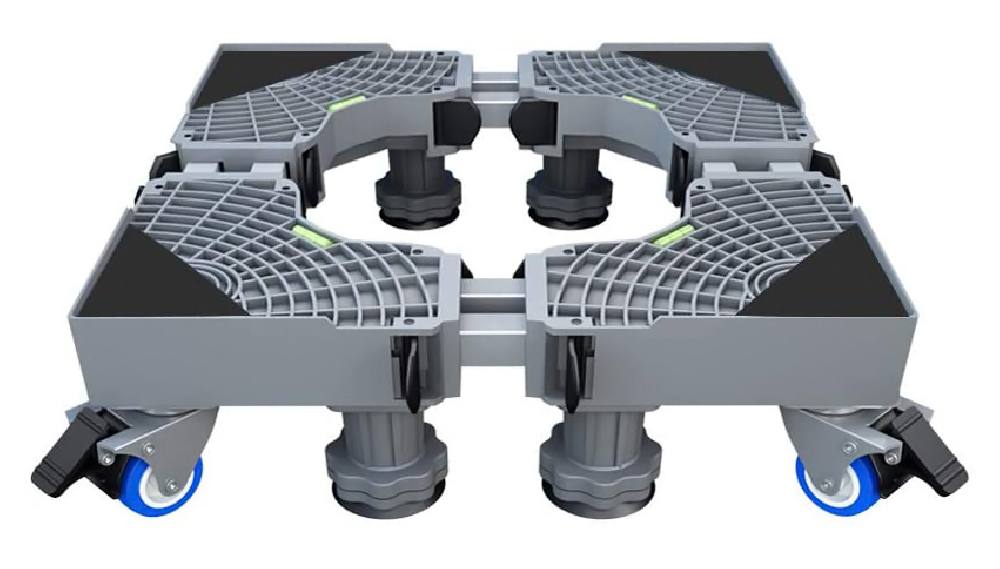 Βάση λευκών συσκευών TOOL-0066 με ρόδες, ρυθμιζόμενη, max 600kg, γκρι