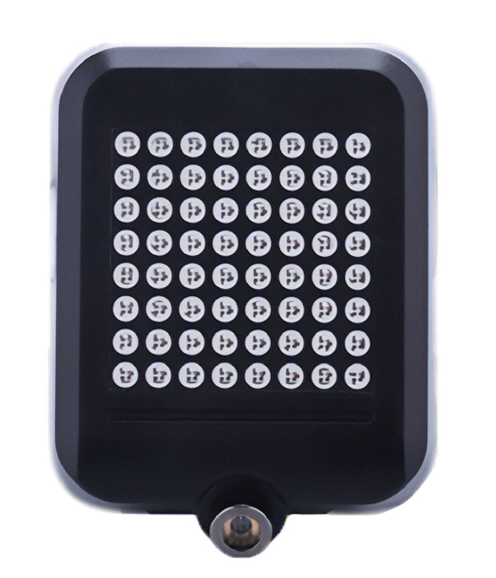 Έξυπνος οπίσθιος φωτισμός ποδηλάτου BIKE-0034, LED, μπαταρία, USB, μαύρο