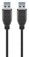 GOOBAY καλώδιο USB 3.0 SuperSpeed 93928, 5 Gbit/s, 1.8m, μαύρο