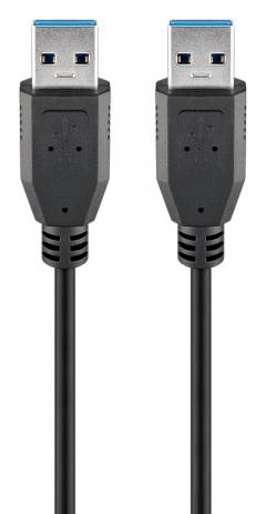 GOOBAY καλώδιο USB 3.0 SuperSpeed 95716, 5 Gbit/s, 0.5m, μαύρο