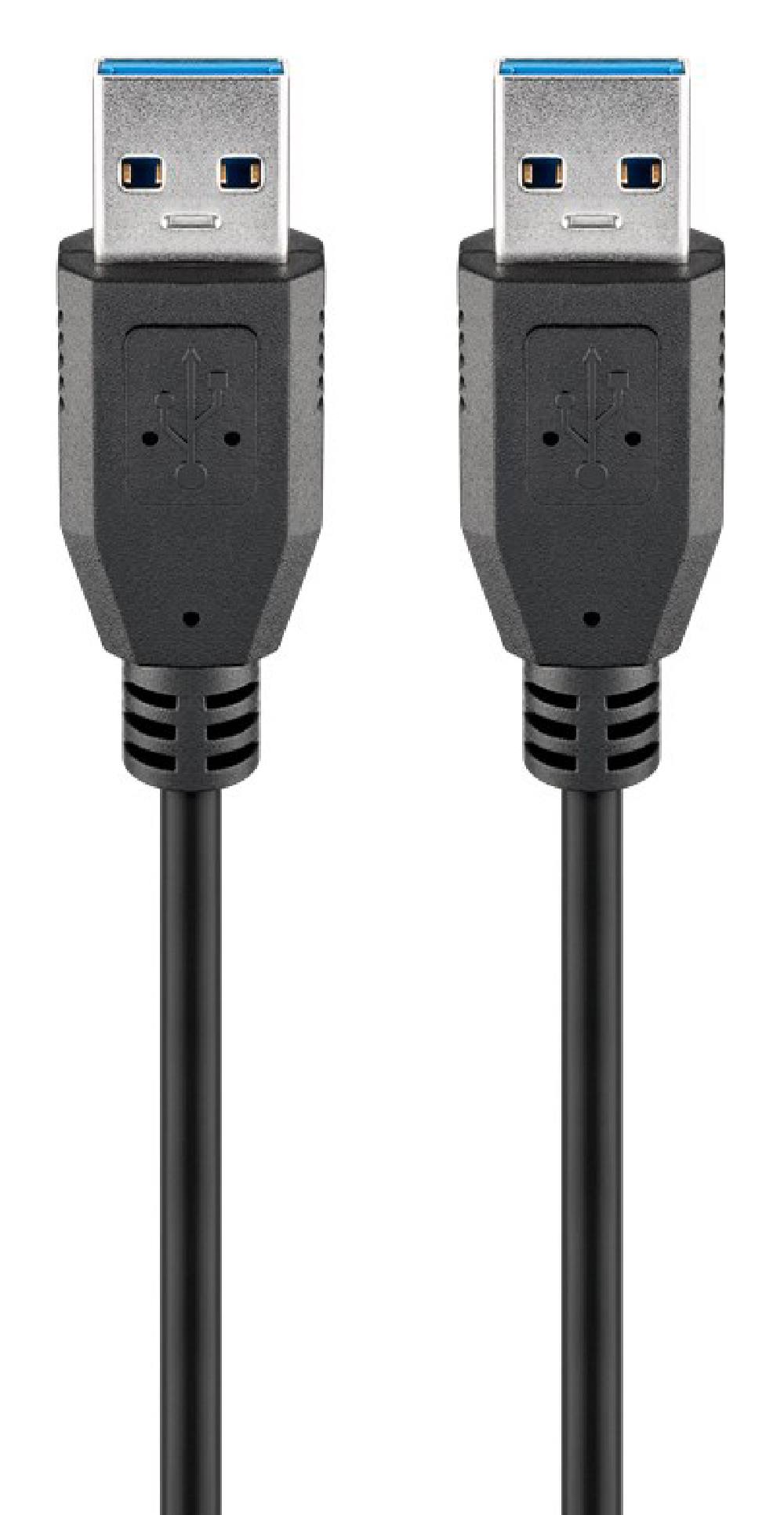 GOOBAY καλώδιο USB 3.0 SuperSpeed 95716, 5 Gbit/s, 0.5m, μαύρο