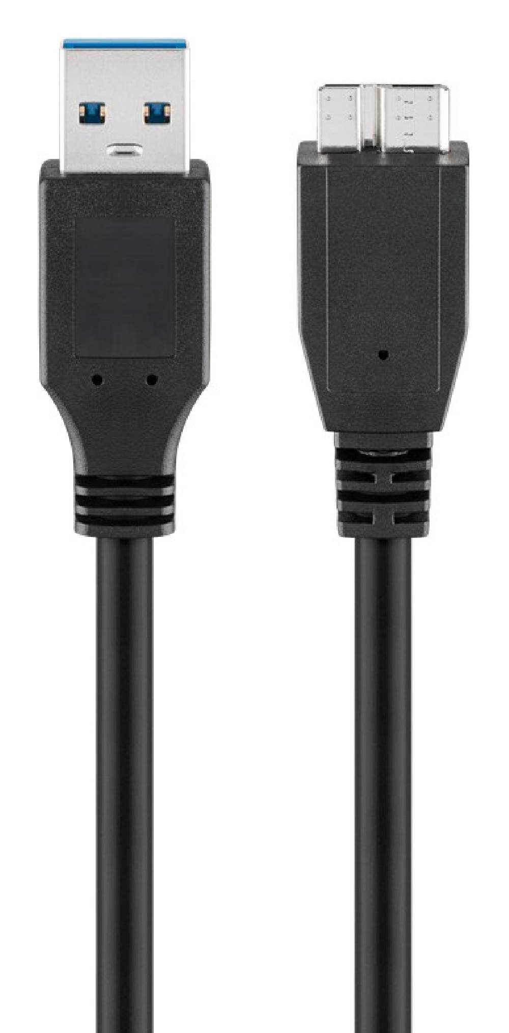 GOOBAY καλώδιο USB 3.0 σε USB 3.0 micro Τype B 95026, 1.8m, μαύρο