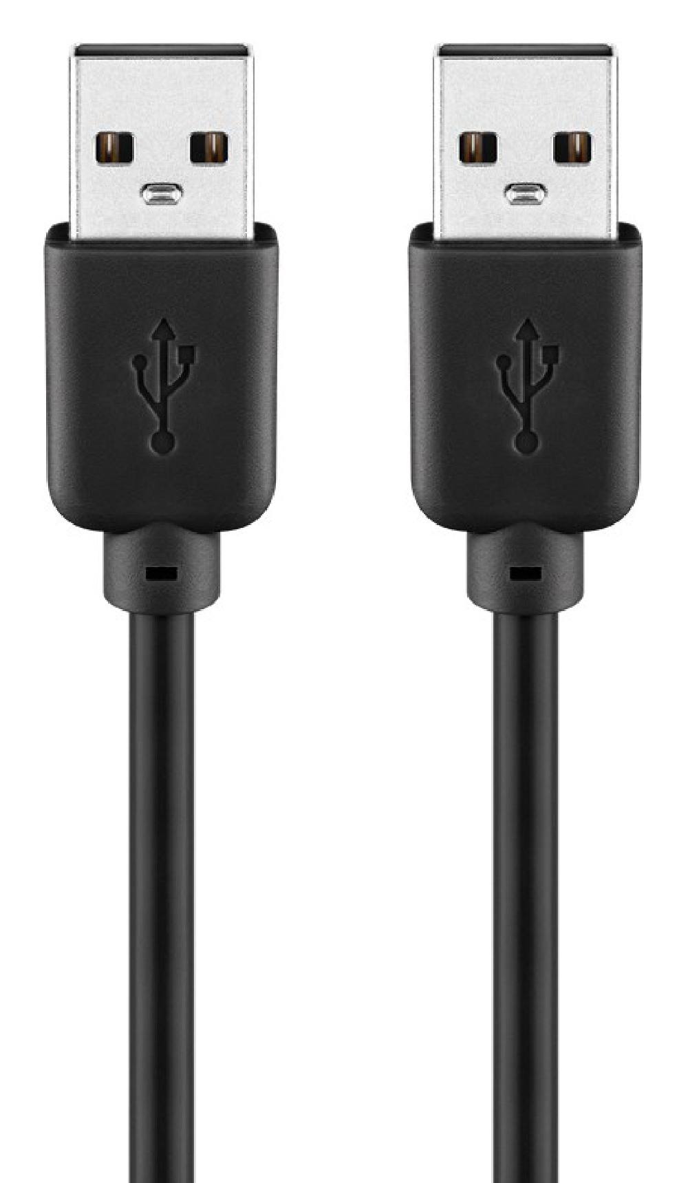 GOOBAY καλώδιο USB 2.0 Type A 93595, copper, 5m, μαύρο