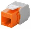 GOOBAY Keystone module RJ45 CAT 6A 90690, UTP, πορτοκαλί