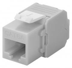 GOOBAY Keystone module RJ45 CAT 6A 90693, UTP, γκρι