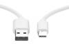 CABLETIME καλώδιο USB 2.0 σε USB Type-C C160, 3A, 1m, λευκό