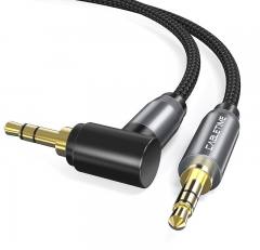 CABLETIME καλώδιο AUX Stereo 3.5mm (1/8") 90 Degree AV311, 1m, μαύρο