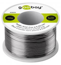 GOOBAY σύρμα συγκόλλησης 40850 Φ0.56mm, χωρίς μόλυβδο, 100γρ, 1τμχ