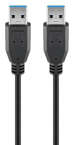 GOOBAY καλώδιο USB 3.0 96117, 5 Gbit/s, 5m, μαύρο