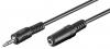 GOOBAY προέκταση καλωδίου ήχου 3.5mm 50432, 3 pin, 3m, μαύρο