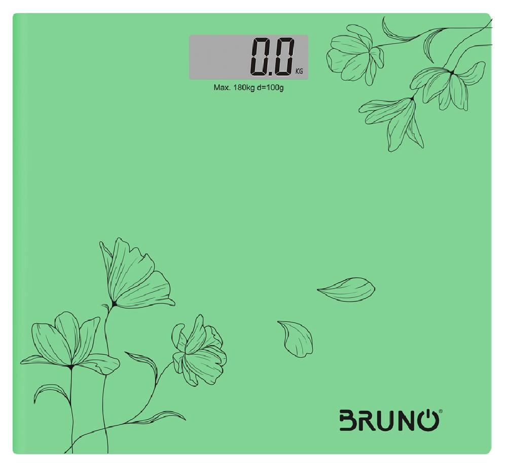 BRUNO ψηφιακή ζυγαριά BRN-0054, έως 180kg, πράσινη