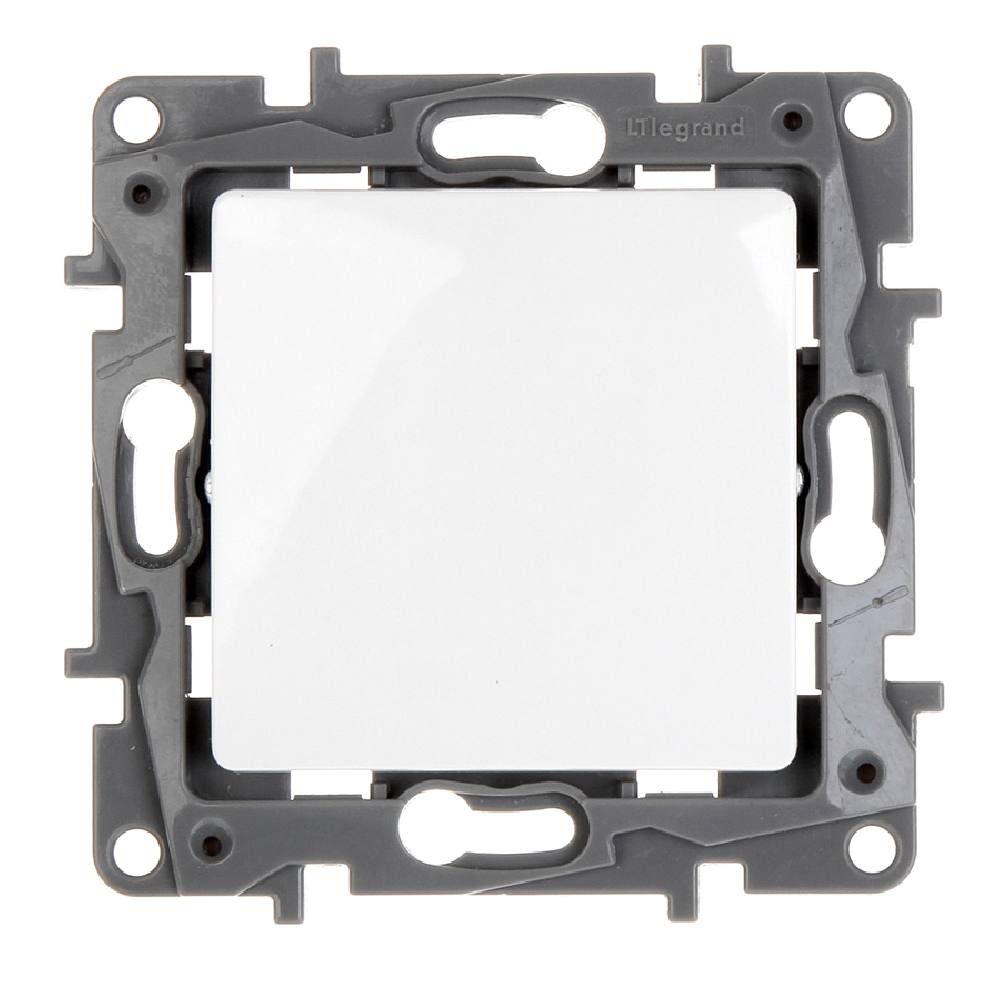 LEGRAND διακόπτης 764500, μονός, λευκός