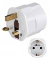 GOOBAY αντάπτορας ρεύματος από UK σε German type 45353, 13A, λευκό