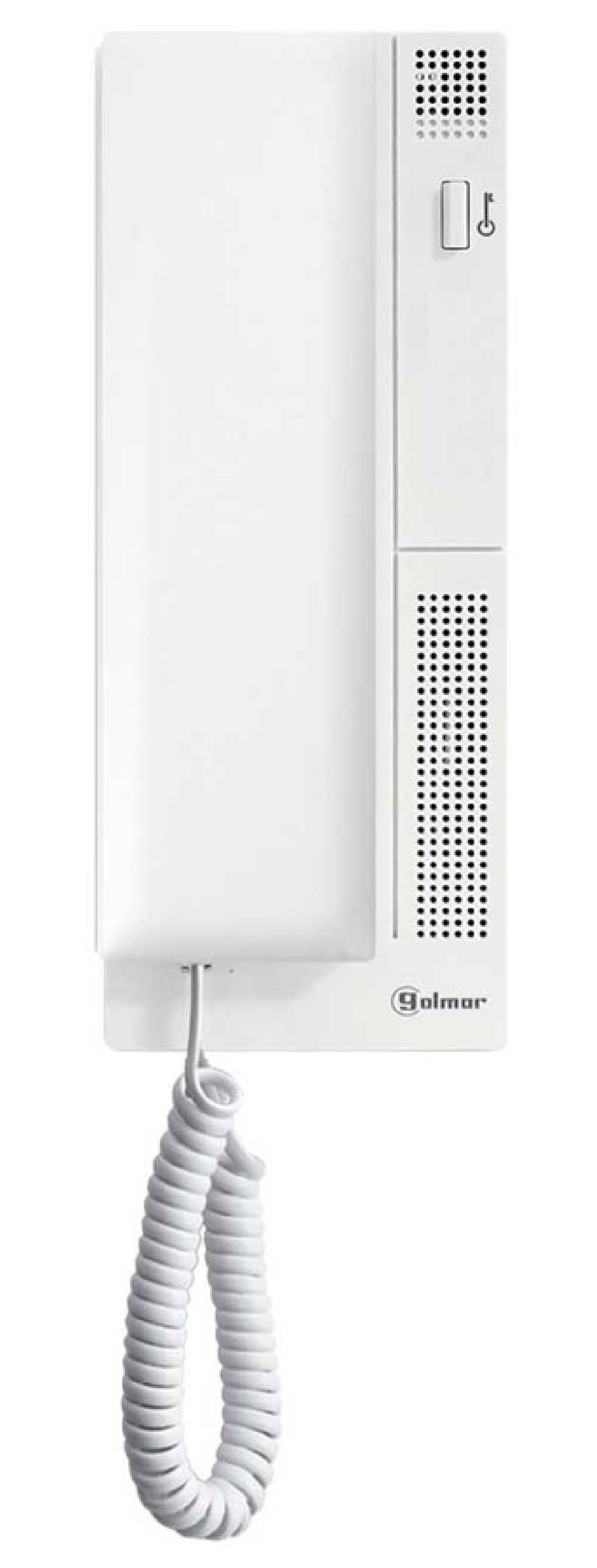 GOLMAR θυροτηλέφωνο T-510R, universal, λευκό
