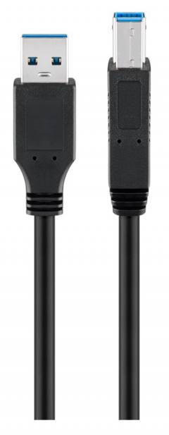 GOOBAY καλώδιο USB 3.0 93655, 5 Gbit/s, 1.8m, μαύρο