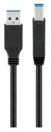 GOOBAY καλώδιο USB 3.0 93655, 5 Gbit/s, 1.8m, μαύρο