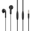CELEBRAT earphones με μικρόφωνο G8, 3.5mm, 1.2m, μαύρα